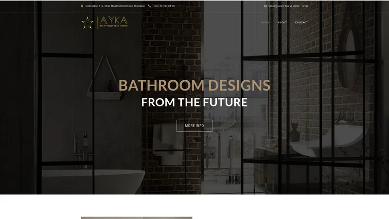 Website van ayka-bathrooms