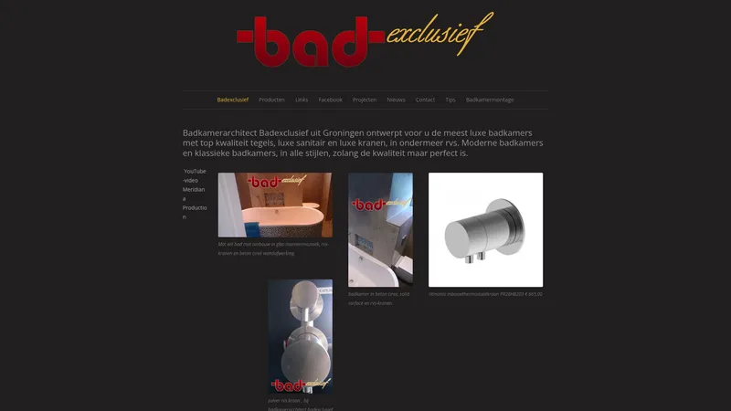 Website van Badexclusief