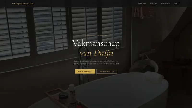 Website van De Klusspecialist van Duijn