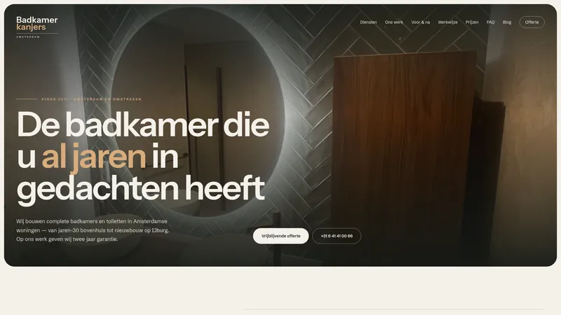 Website van ForesterO badkamer specialist