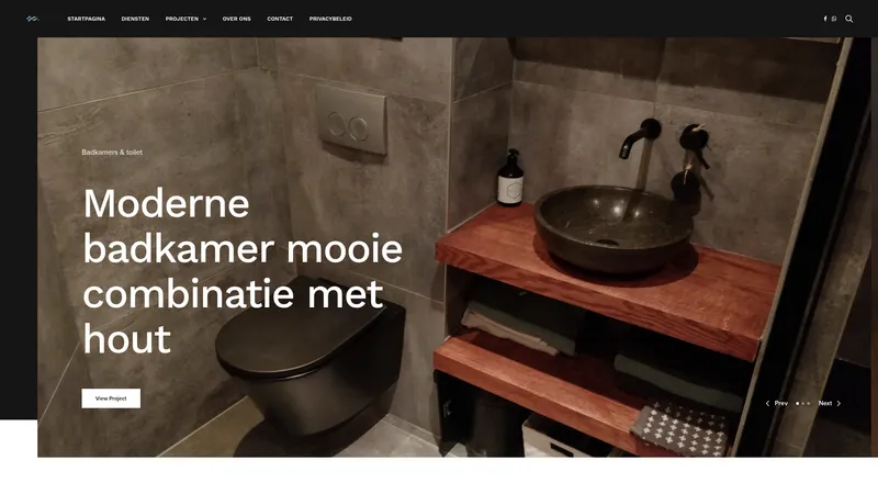 Website van Installatiebedrijf Goedegebure | Specialist in het renoveren van badkamers en keukens
