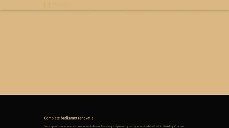 Website van Merkelbag Badkamers