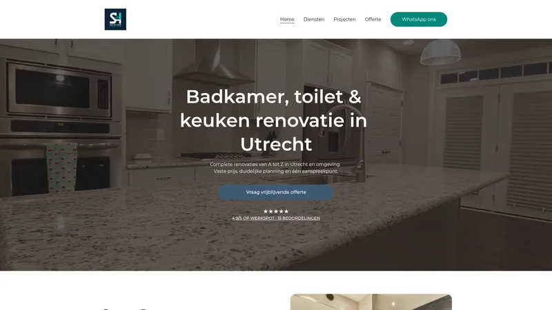 Website van Solid Huis