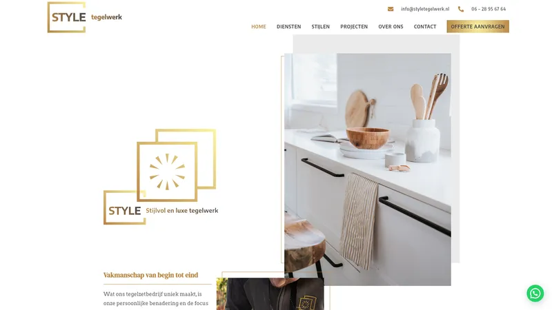 Website van Style Tegelwerk