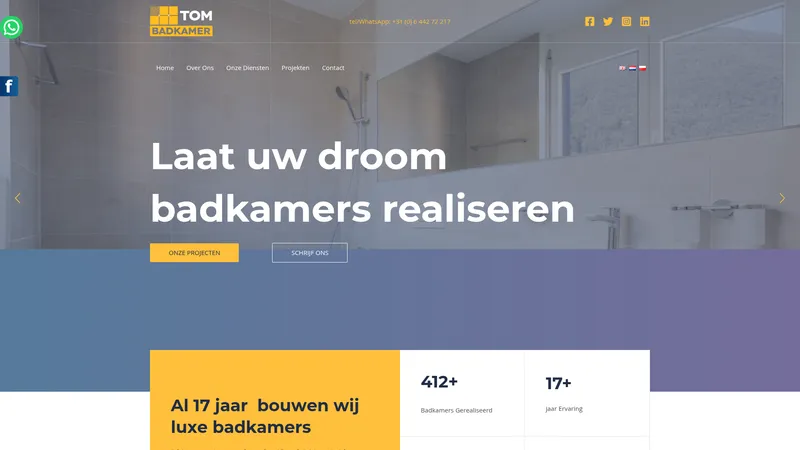 Website van TomBadkamer